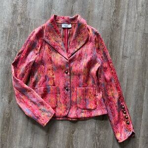 Lola & Sophie Abstract Blazer
